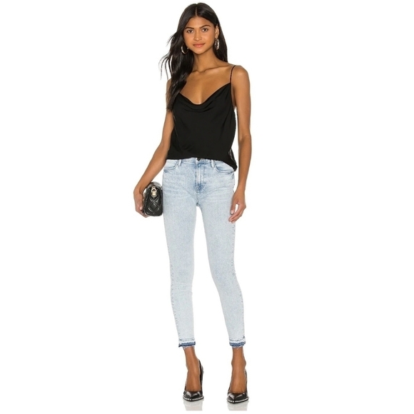 Frame Le High Skinny Crop in Pali Wash - Picture 1 of 14